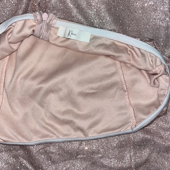 Strapless rose gold dress - Picture 2 of 2